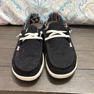 Hey Dude Wendy Loafers Boho Black (Size 11)